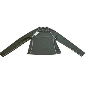 Outdoor Voices SplashKnit Cropped Rashguard Tea Tree Size Extra Large NWT